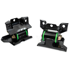 PPE Diesel 2001-2010 GM 6.6L Duramax Engine Mount Kit 50 Hardness Green 168030150