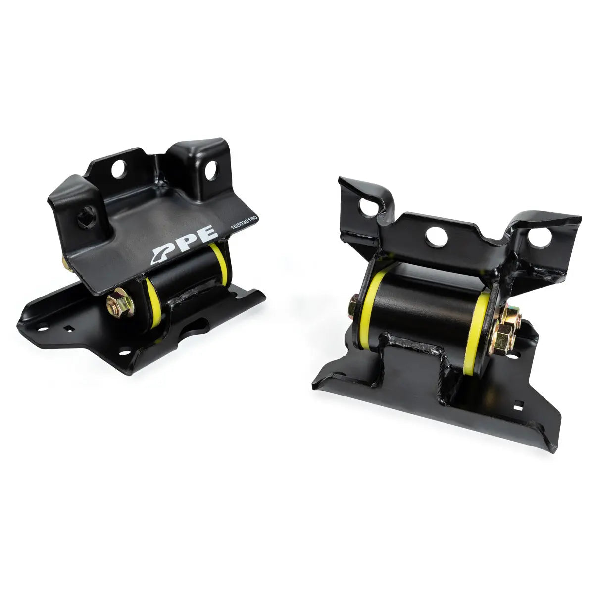 PPE Diesel 2001-2010 GM 6.6L Duramax Engine Mount Kit 60 Hardness Yellow 168030160