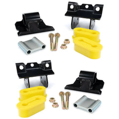 PPE Diesel 2001-2010 GM 6.6L Duramax Engine Mount Kit 60 Hardness Yellow 168030160