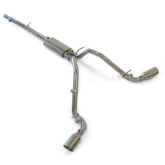 PPE Diesel Exhaust Cat Back 2.5 Inch w/Dual Tips Raw/Pol GM 4.3L 5.3L 2014-2018 2019 Classic Body 117040030