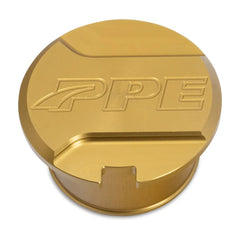 PPE Diesel 2017-2023 GM 6.6L Duramax Resonator Delete Plug L5P Gold 115010424