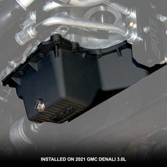 PPE Diesel Deep Engine Oil Pan 2020+ GM 1500 3.0L Diesel - Black  114054020