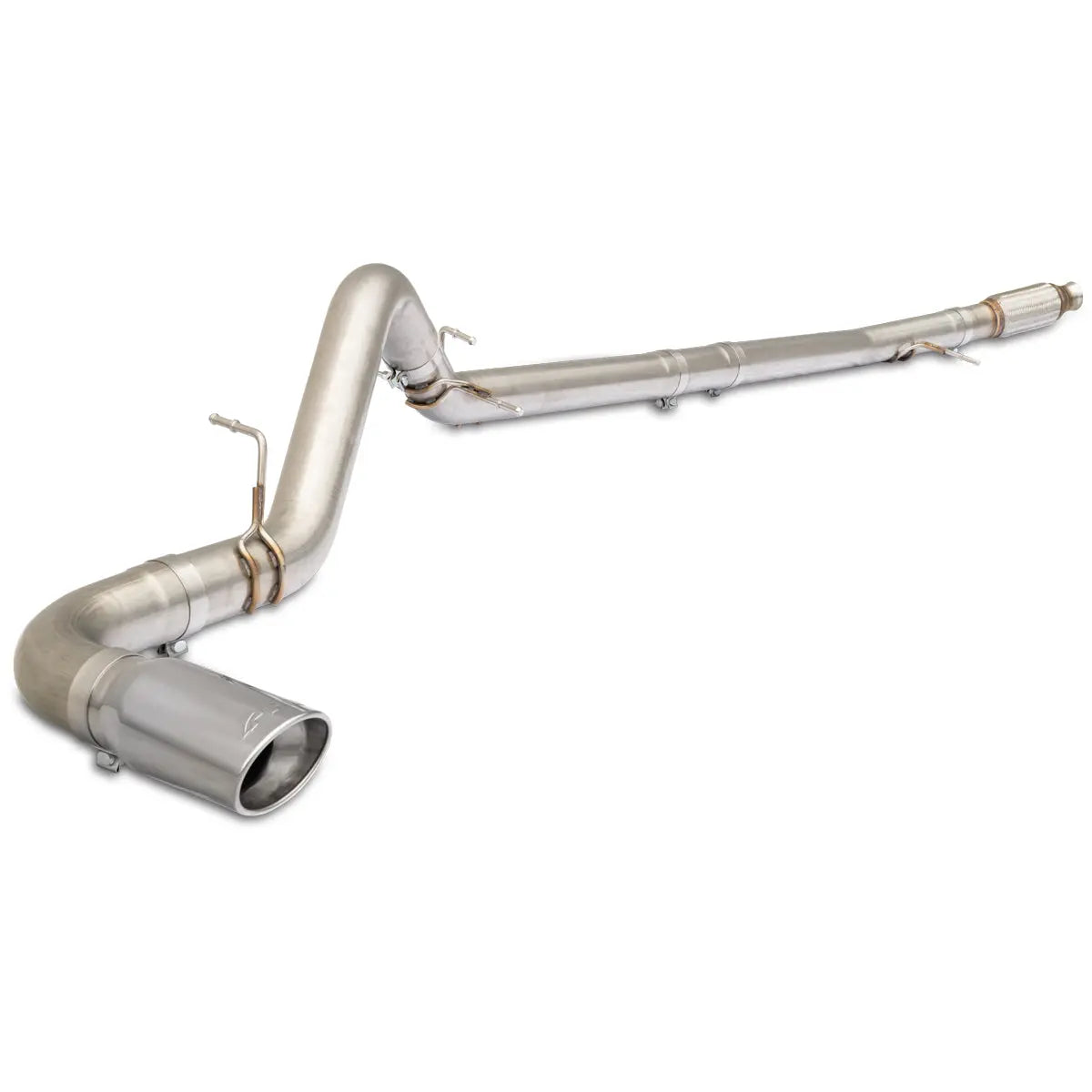 PPE Diesel Exhaust Kit DPF-Back Single Tip 3.0L Duramax - Raw/Polish 117050030