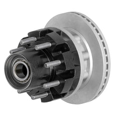 CURT Disc Brake Rotor with Threaded Cap, 10,000-lb. Axles, 8 on 6-1/2" Bolt Pattern 2025048500