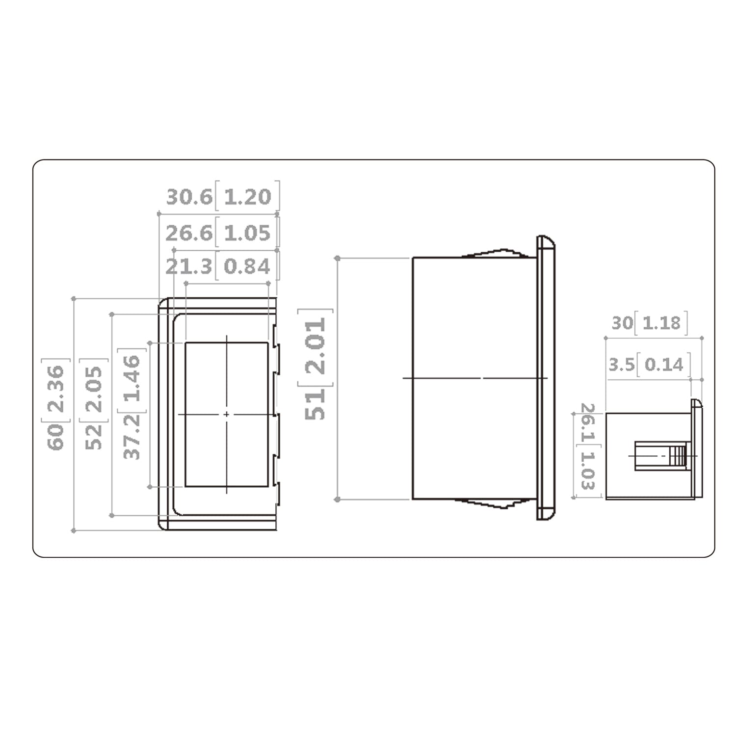 Bulldog Winch Co LLC 20264 Switch Mounting Panel- End