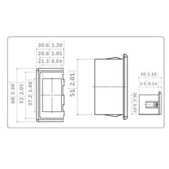 Bulldog Winch Co LLC 20264 Switch Mounting Panel- End