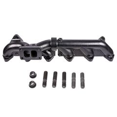 Pulse Flow Exhaust Manifold Kit Fits 2007.5-2018 6.7L Cummins 2-Pc Holset With Turbo Flange Hardware 204-910-2326