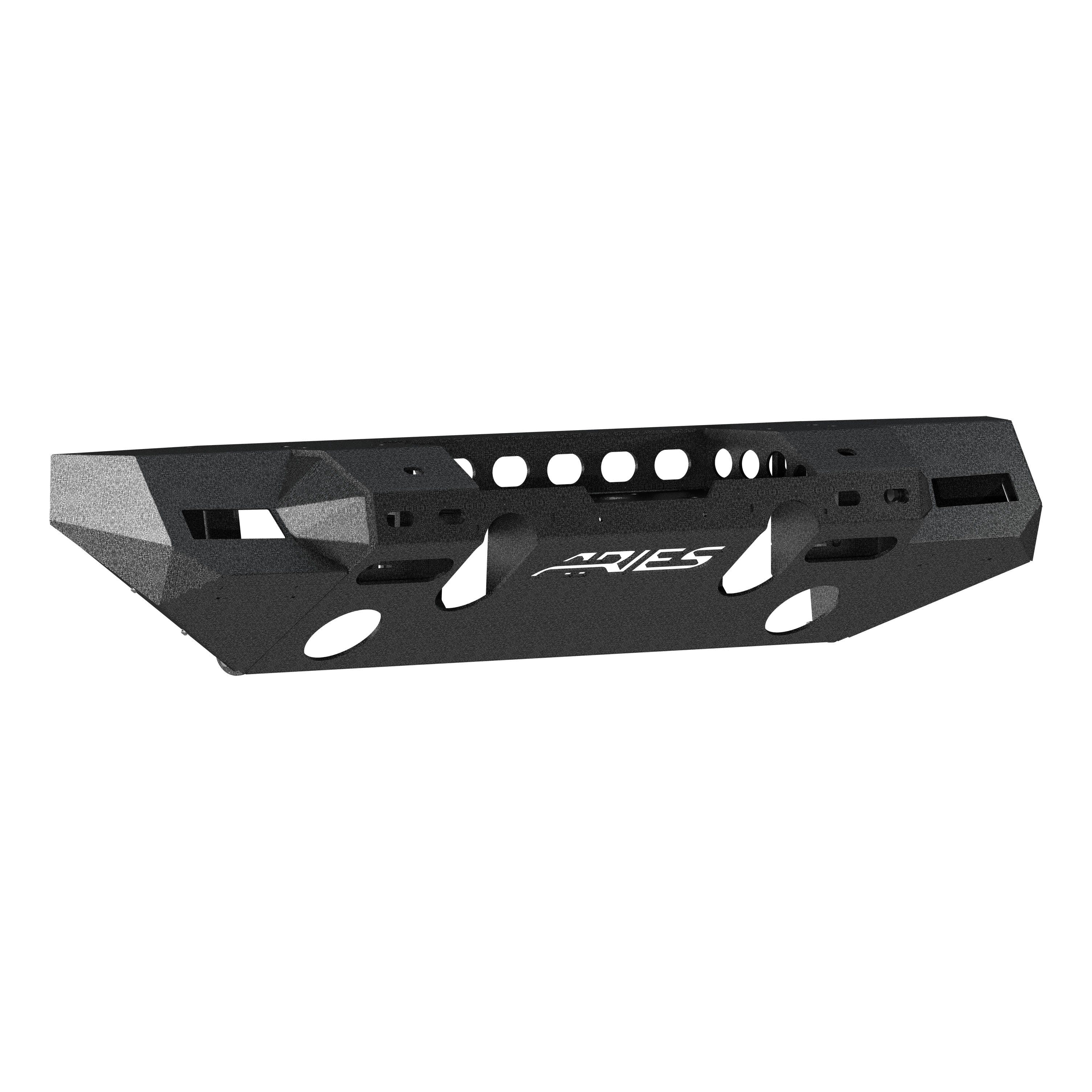 ARIES 2082072 TrailChaser Jeep Wrangler JL, Gladiator Steel Front Bumper (Option 7)