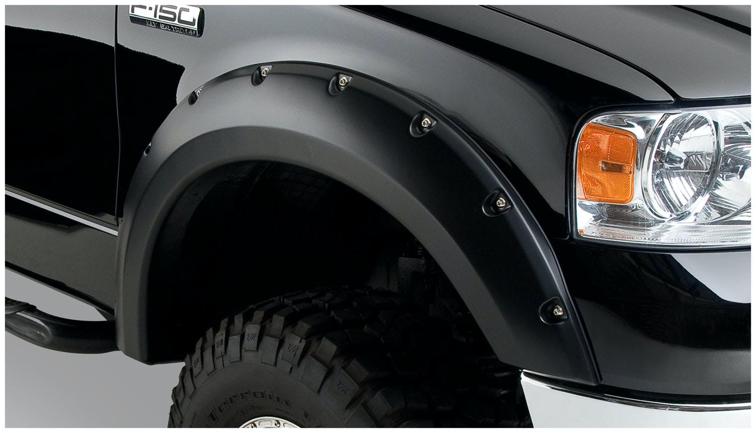 Bushwacker 20916-02 Pocket Style Fender Flares, 4pc