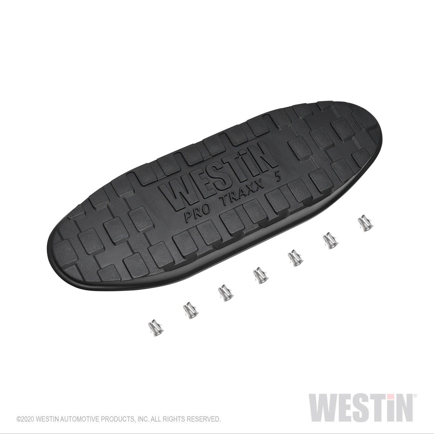 Westin Automotive 21-50002 Pro Traxx 5 Step Pad and Clips Black