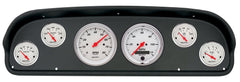 AutoMeter Products 2101-03 6 Gauge Direct-Fit Dash Kit, Ford F100 57-60, Arctic White