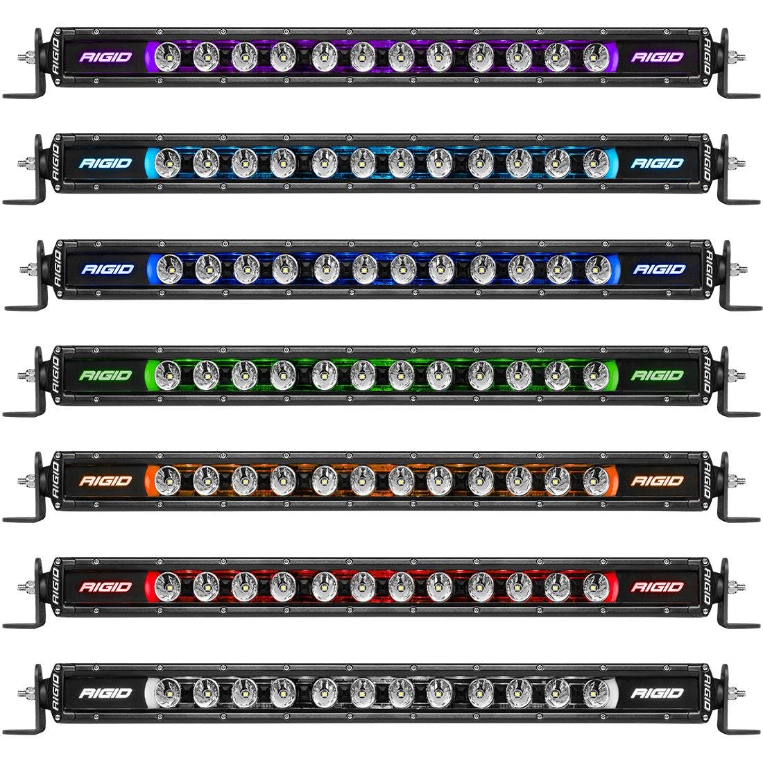 RIGID Industries 210603 RIGID Radiance Plus SR-Series LED Light, 8 Option RGBW Backlight, 10 Inch