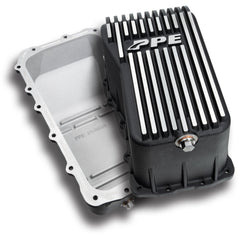PPE Diesel 2007-2011 Jeep Wrangler JK 3.8L Heavy-Duty Cast Aluminum Engine Oil Pan Brushed 214053810