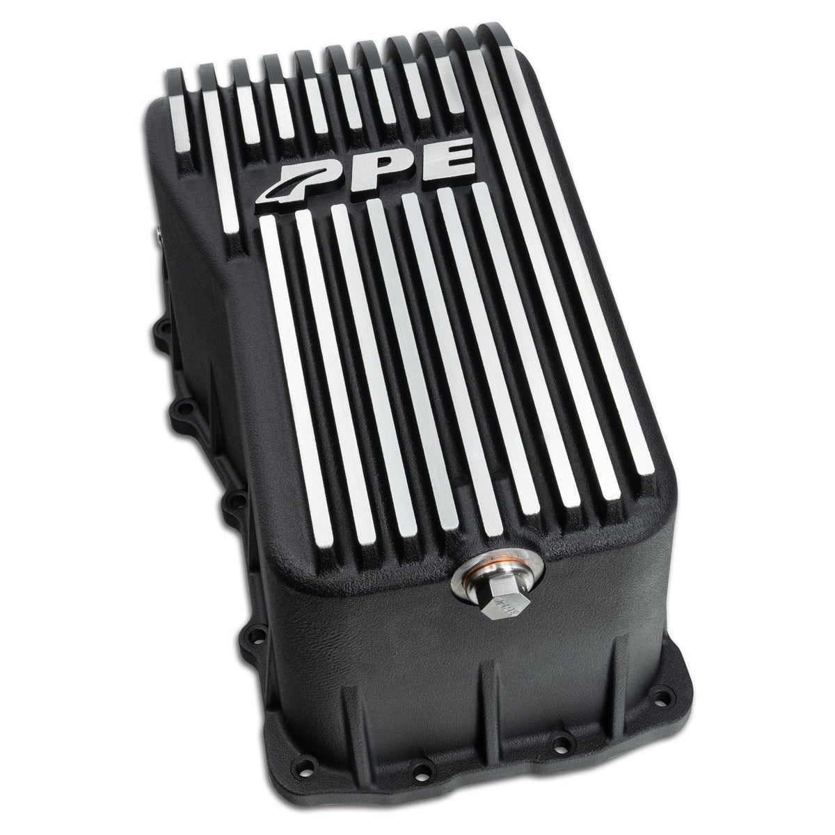 PPE Diesel 2007-2011 Jeep Wrangler JK 3.8L Heavy-Duty Cast Aluminum Engine Oil Pan Brushed 214053810