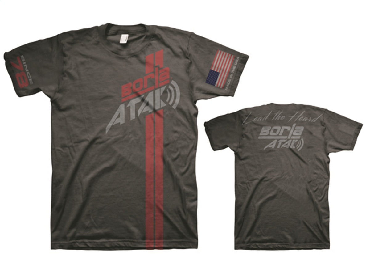 Borla 21563 Men's ATAK Charcoal T-Shirt - Medium