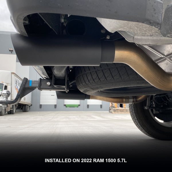 PPE Diesel 2019-2023 RAM 1500 5.7L HEMI Cat Back Exhaust System Dual Exit Black  217050020