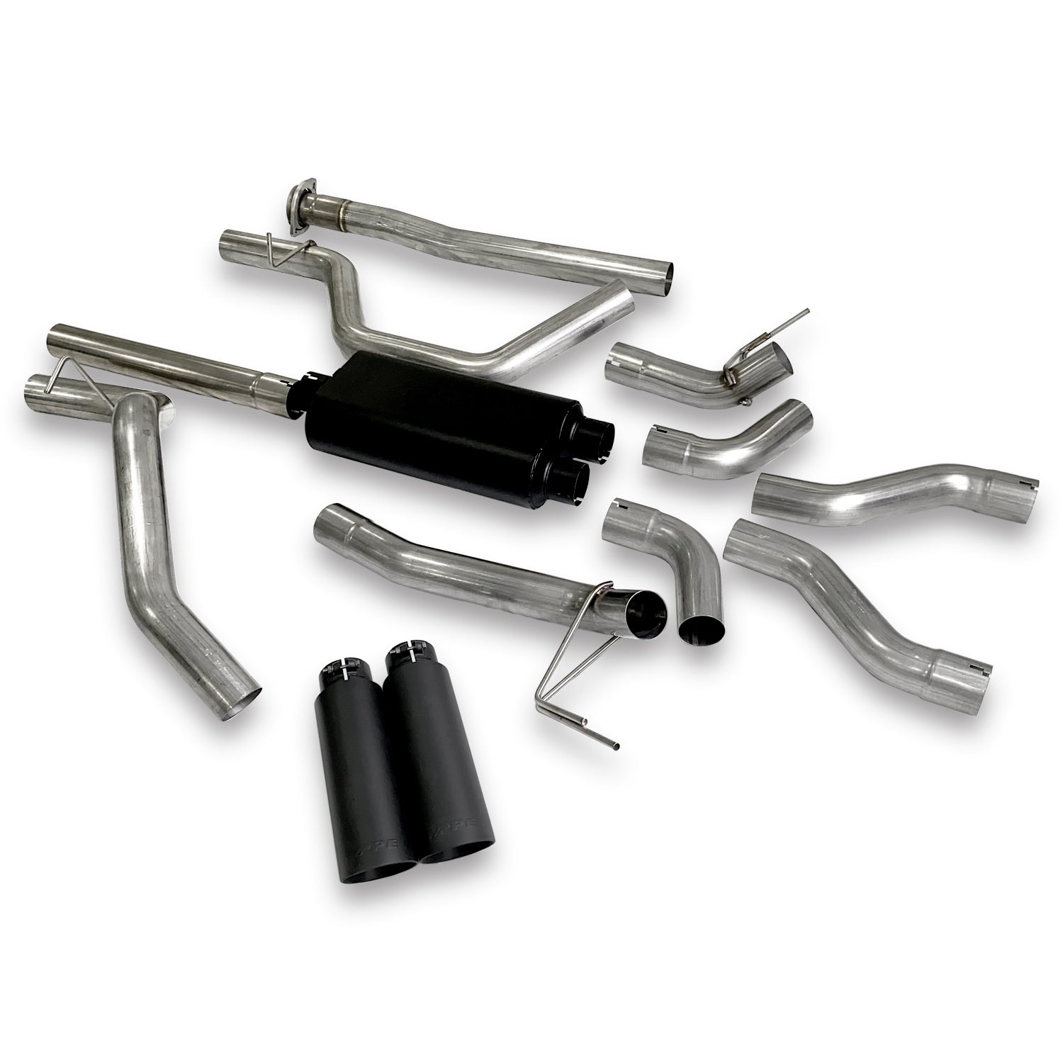 PPE Diesel 2019-2023 RAM 1500 5.7L HEMI Cat Back Exhaust System Dual Exit Polished  217050030
