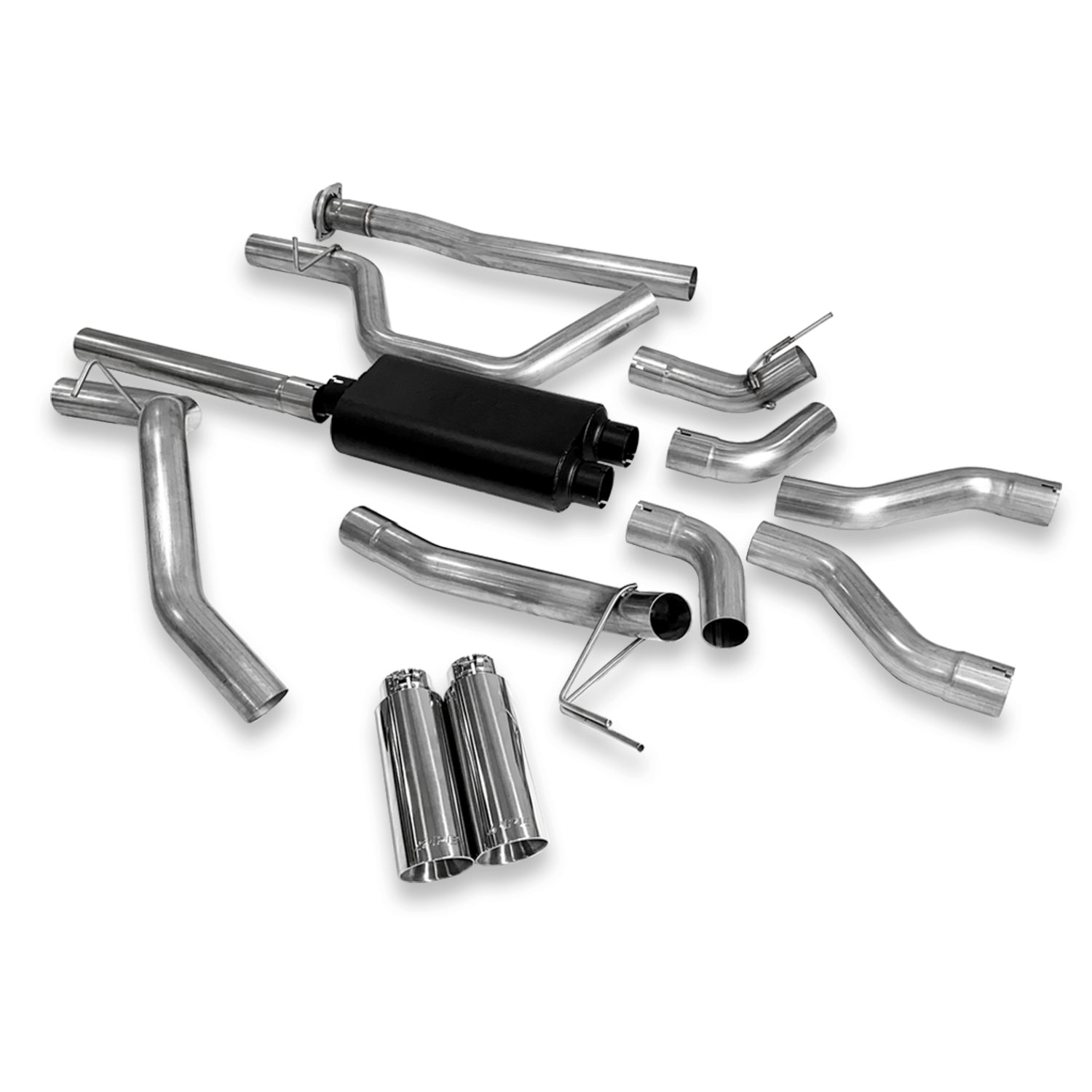 PPE Diesel 2019-2023 RAM 1500 5.7L HEMI Cat Back Exhaust System Dual Exit Polished  217050030