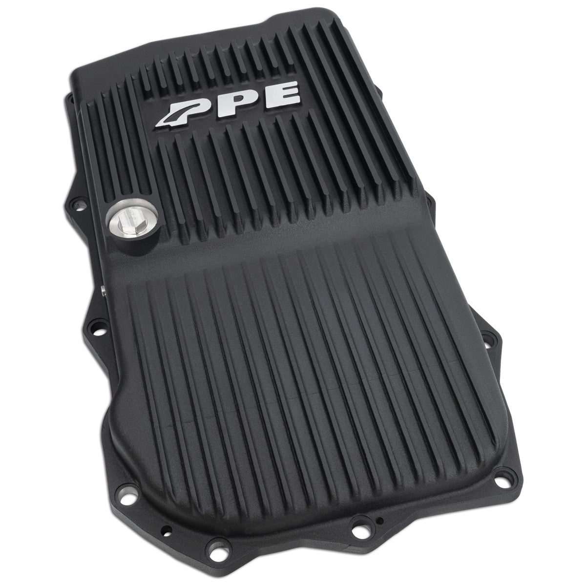 PPE Diesel 2010-2022 w/ ZF-8 Speed Heavy-Duty Cast Aluminum Transmission Pan Black 228053420