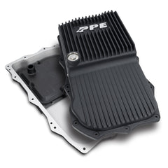 PPE Diesel 2018-2022 Jeep JL/JT 2.0L/3.0L w/ 850RE Trans Heavy-Duty Cast Aluminum Deep Transmission Pan Black 228153020