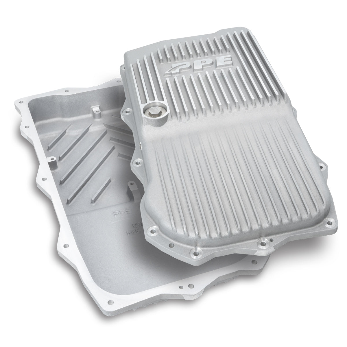 PPE Diesel 2018-2022 Jeep JL/JT 2.0L/3.0L w/ 850RE Transmission Heavy-Duty Cast Aluminum Transmission Pan Raw 228153400