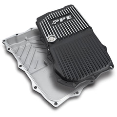 PPE Diesel 2018-2022 Jeep JL/JT 2.0L/3.0L w/ 850RE Transmission Heavy-Duty Cast Aluminum Transmission Pan Brushed 228153410