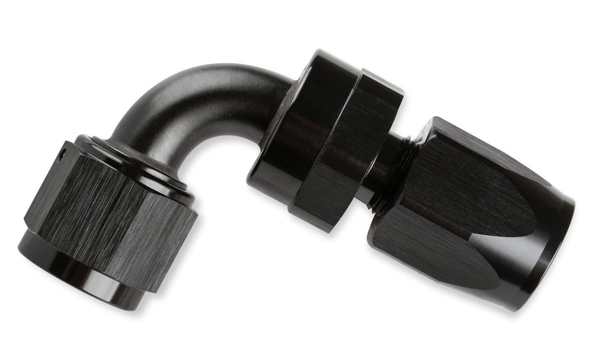 Mr. Gasket 229008-BL 90 DEG SWIVEL HOSE END -8 BLACK