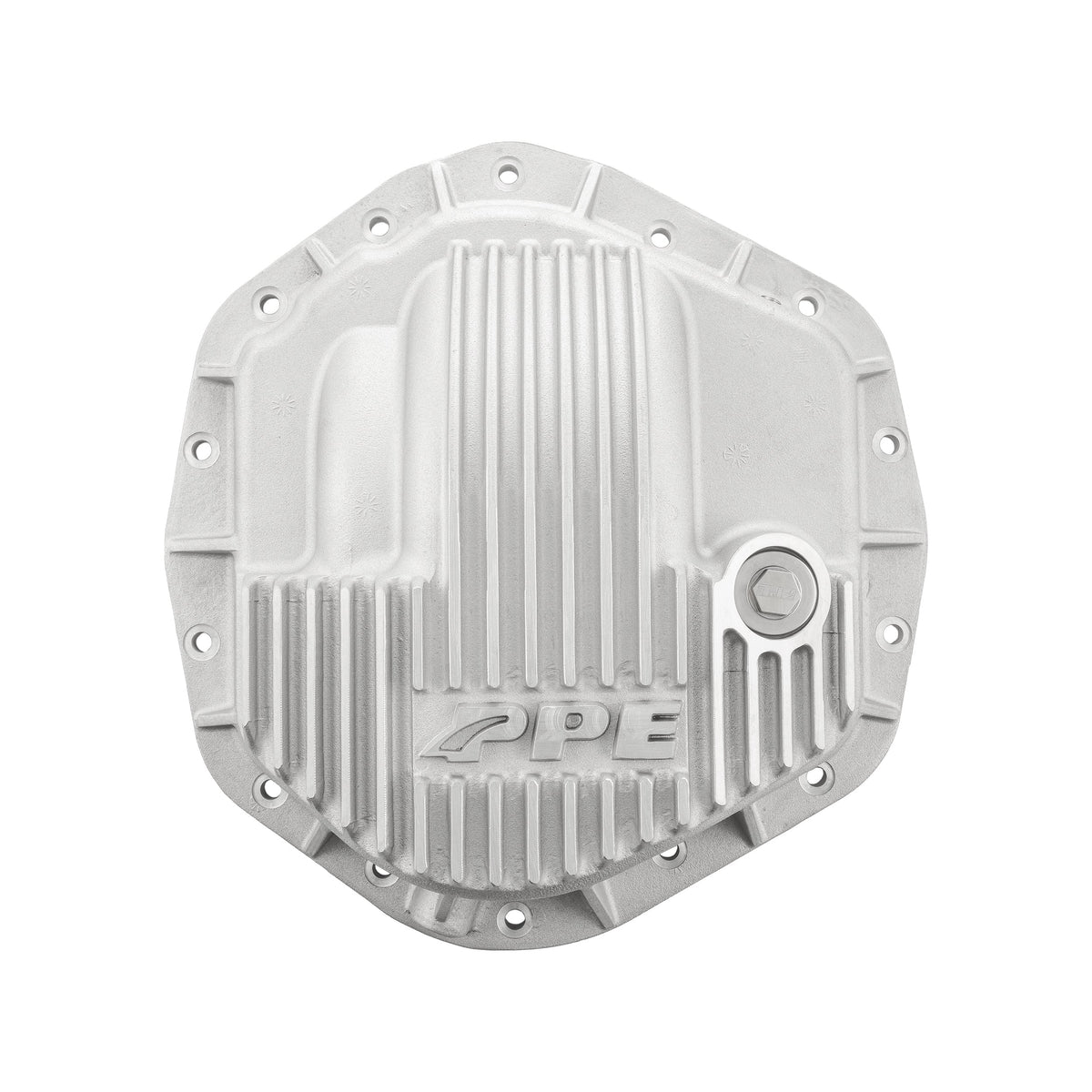 PPE Diesel Heavy Duty Cast Aluminum Rear Differential Cover GM/Ram 2500/3500 HD Raw Silver 238051000