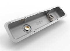 Holley 241-137 SBC MUSCLE SERIES VALVE COVERS,FINNED,PO