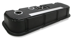Holley 241-85 VALVE COVER, M/T BBC, BLACK KRINKLE
