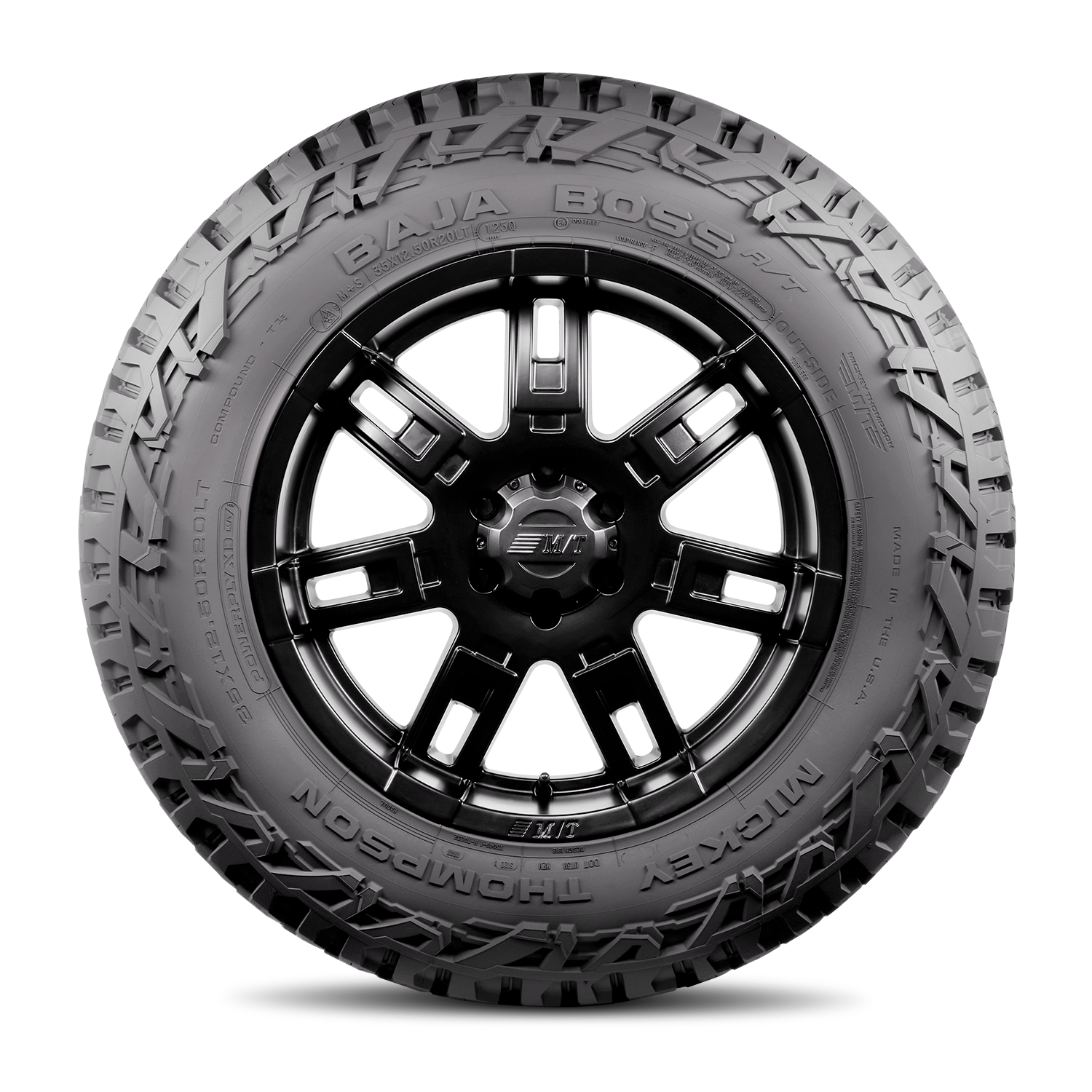 Mickey Thompson Baja Boss A/T LT265/65R17 Light Truck Radial Tire 17 Inch Black Sidewall Mickey Thompson 247348