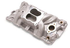 Edelbrock 2504 MANIFOLD SBC 23 DEG MARINE RPM 1955-86 W/BRASS