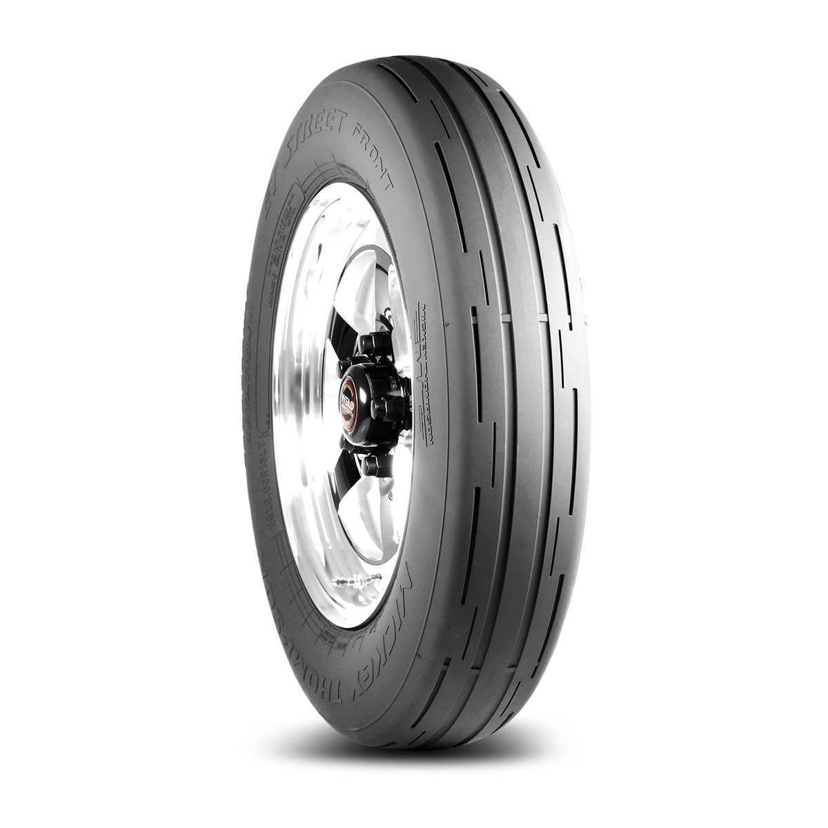 Mickey Thompson ET Street Front 18.0 Inch 28X6.00R18LT Black Sidewall Racing Bias Tire  250734