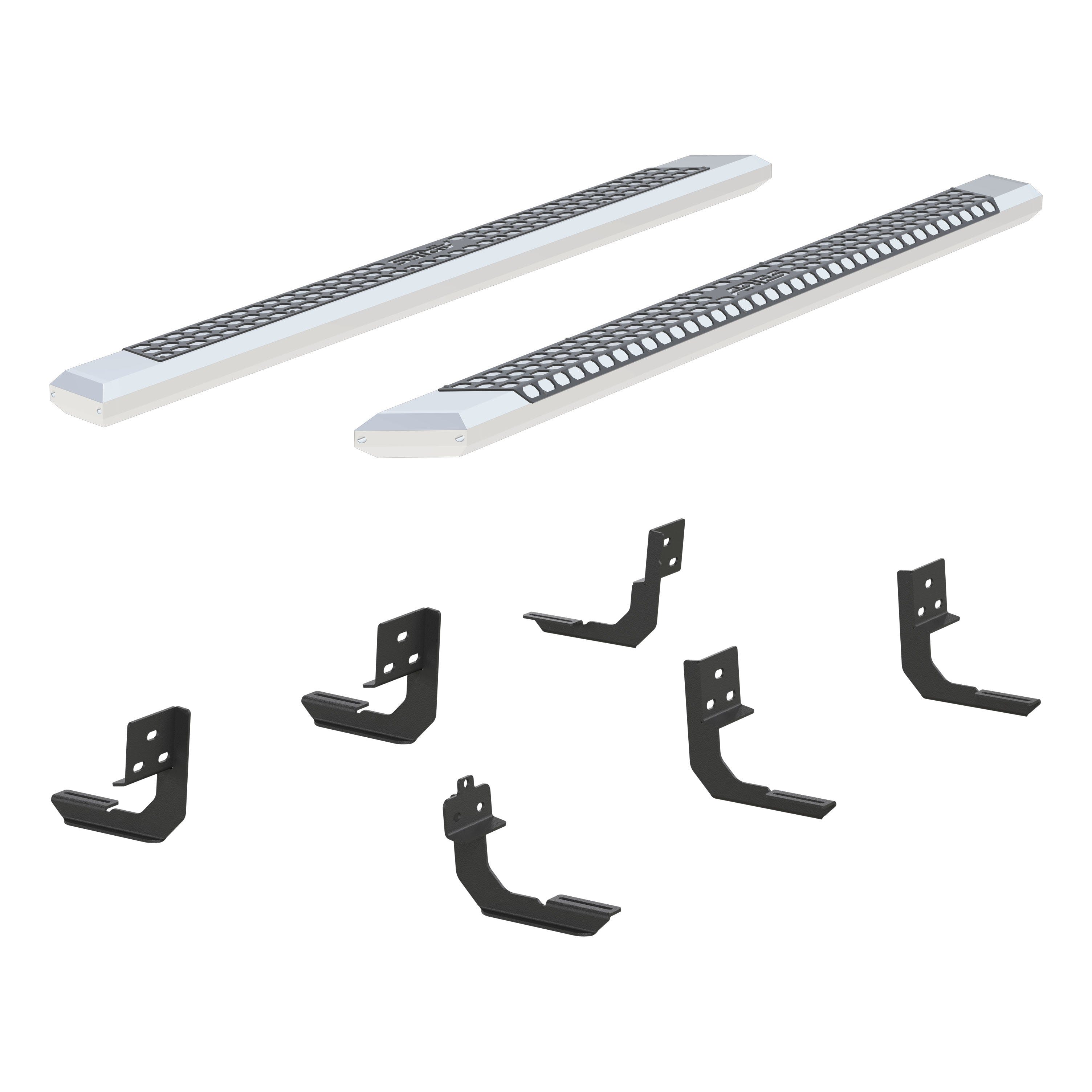 ARIES 2555026 AdvantEDGE 5-1/2" x 91" Chrome Aluminum Side Bars, Select Dodge, Ram 2500, 3500