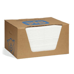 New Pig Corporation 26300 PIG Water-Repellent Oil-Absorbent Medium-Weight Mat Pad 100/box