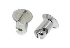 Moroso 71302 7/16 Slotted Flush-Head Quick Fasteners (Aluminum/.400-Short/10pk)