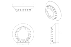Morimoto E46-R Extended Projector Shroud S160