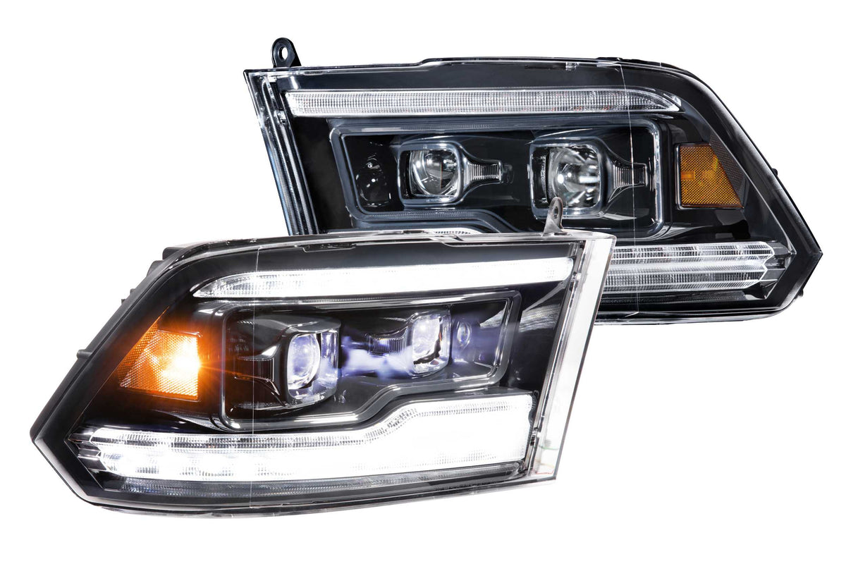 Morimoto XB LED Headlights: Dodge Ram (09-18) (Pair / ASM) LF520-ASM