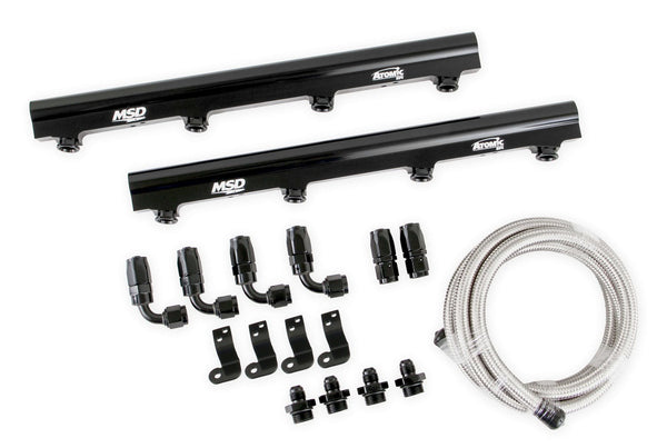 MSD Performance 2721 Fuel Rail Kit, LS1/2/6 Airforce Manifold