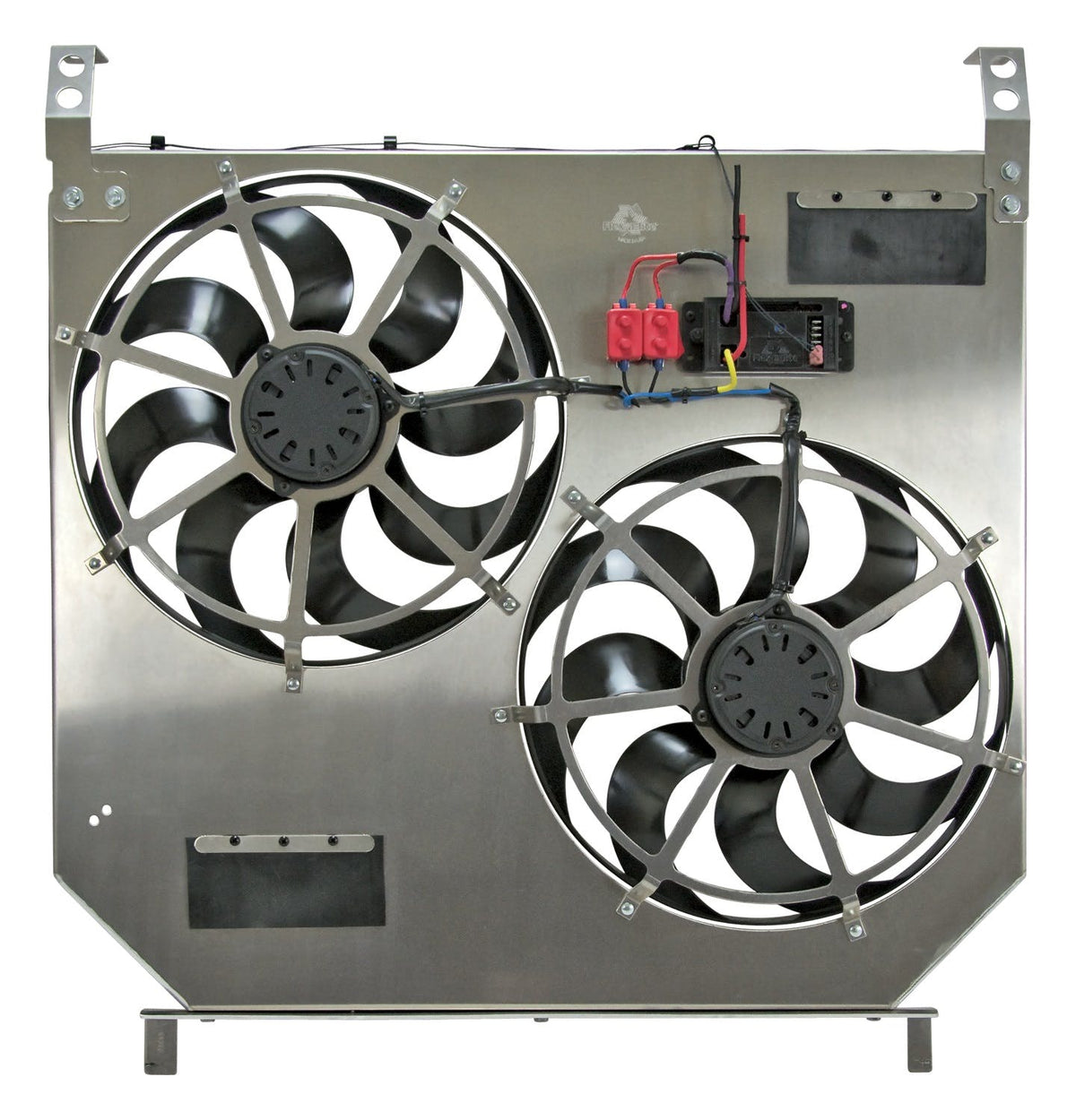 Flex-A-Lite 116545 Fan Electric 15 dual shrouded with VSC, 2004 to 2007 Ford 6.0L Diesel