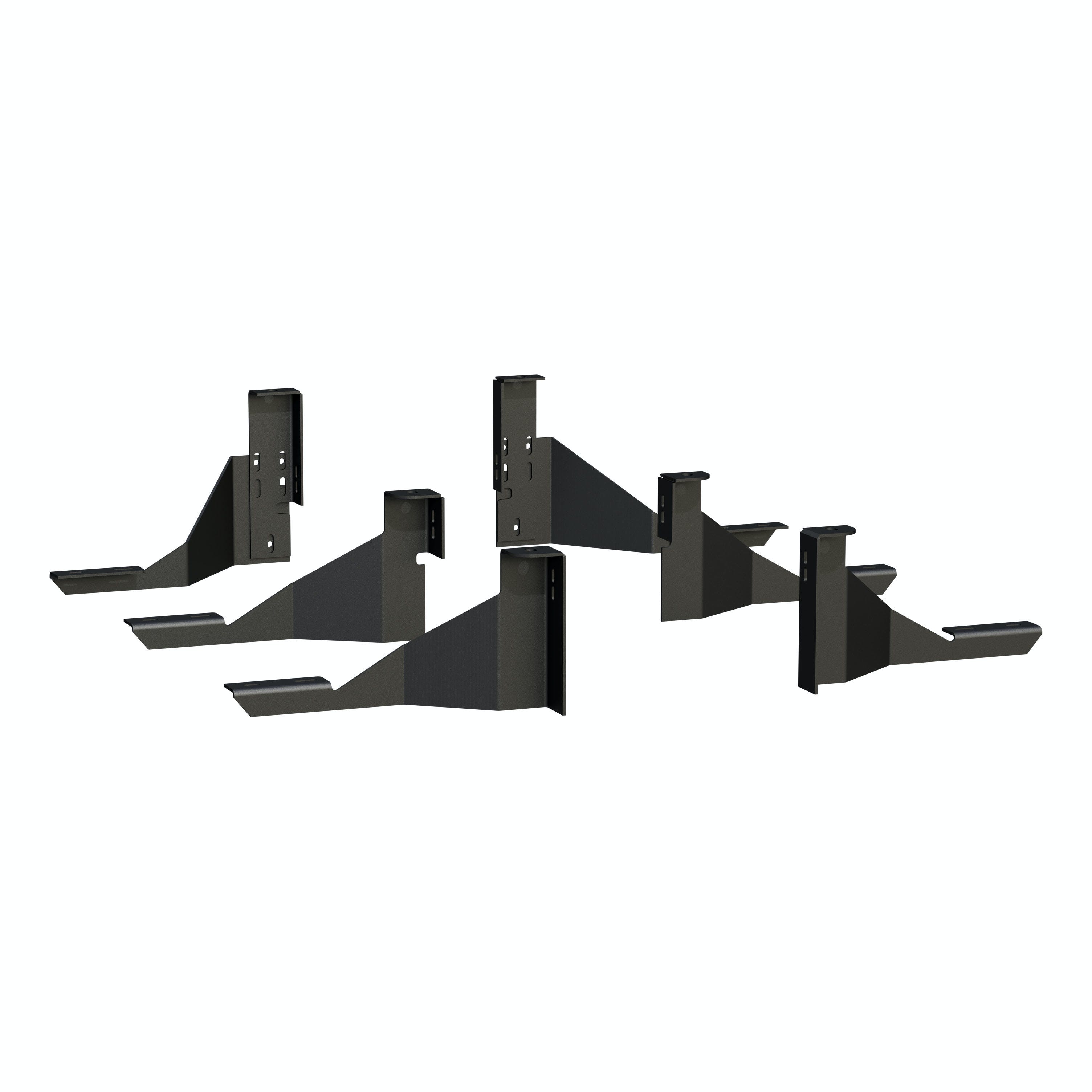 LUVERNE 277088-401232 Regal 7 Oval Side Step, Black Textured Powder Coat