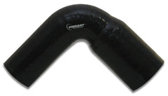 Vibrant Performance 2785 4 Ply 90 Degree Reducer Elbow, 3 inch ID x 4 inch ID x 4 inch Leg Length - Black