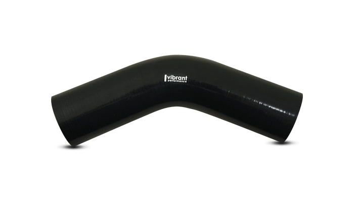 Vibrant Performance - 27909 - 45 Degree Elbow, 2.375 in. I.D. x 5.00 in. Leg Length - Black
