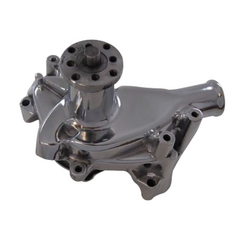 Racing Power Company R3951C Sbc long aluminum water pump - chrome