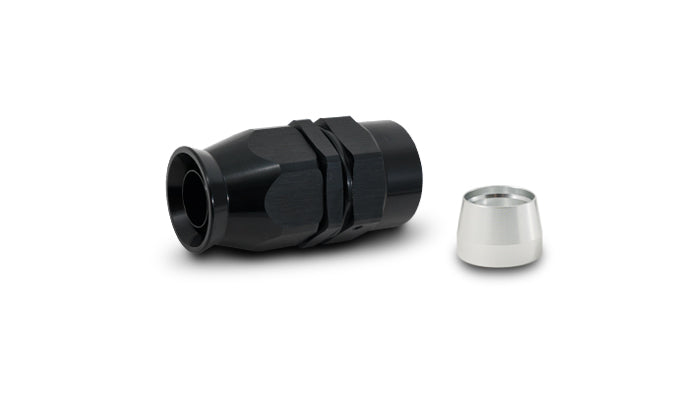 Vibrant Performance - 28012 - Straight High Flow Hose End Fitting for PTFE Lined Flex Hose, -12AN