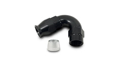 Vibrant Performance - 28210 - 120 Degree High Flow Hose End Fitting for PTFE Lined Hose, -10AN
