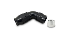 Vibrant Performance - 28608 - 60 Degree High Flow Hose End Fitting for PTFE Lined Hose, -8AN