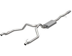 Kooks Custom Headers 28634150 OEM x 3 1/2in. Stainless Steel Catback Dual Rear Bumper ExitUses OEM In-Bumper T