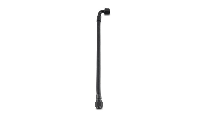 Vibrant Performance - 29061- PTFE Flex Hose Assembly, AN Hose Size: -6, Hose Length: 18 in, Hose End Style: Straight / 90 Degrees