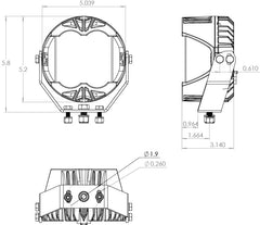 Baja Designs 297803 LP4 Pro LED Driving/Combo Clear Lens Pair